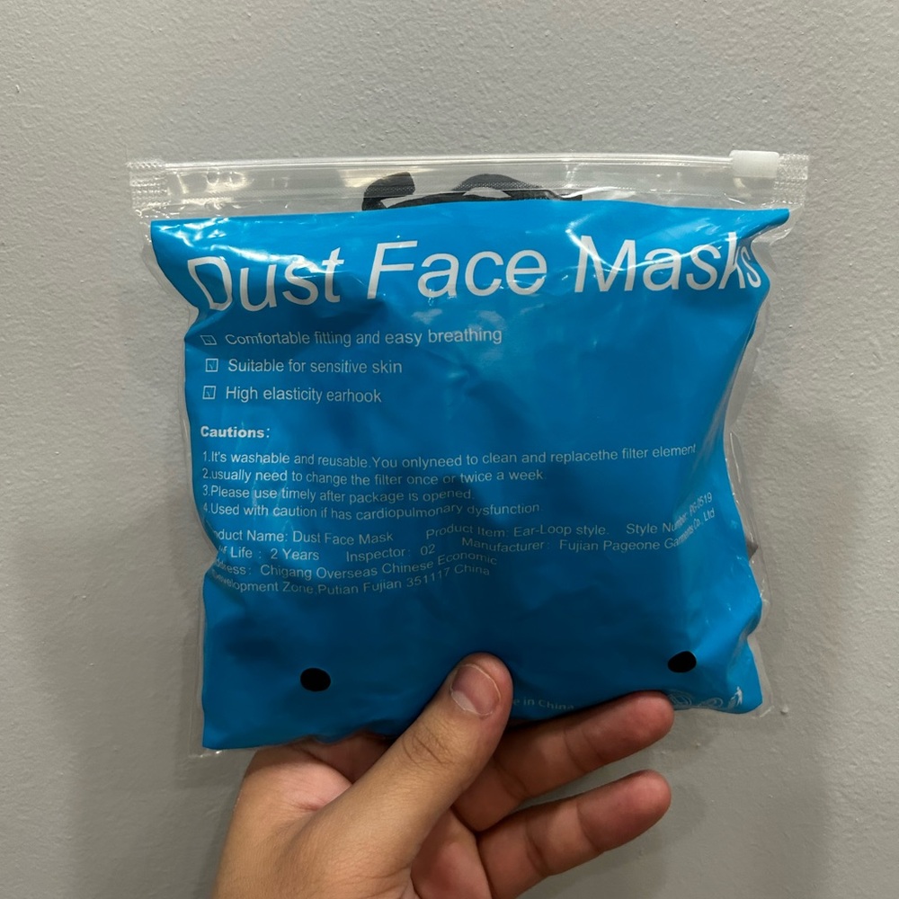6-Pack Multicolor Reusable Face Masks